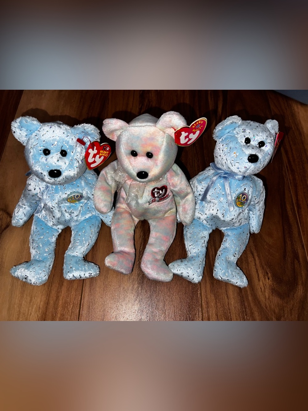 Ty beanie babies anniversary bears